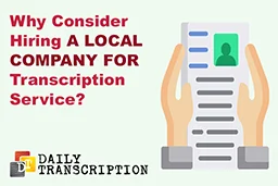 local transcription company